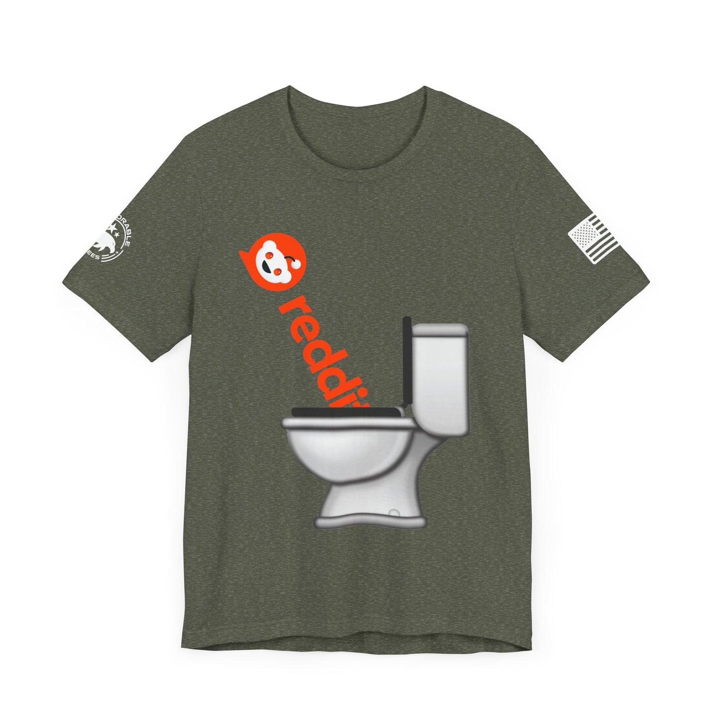 Reddit Is A Toilet Men's Short Sleeve Tee - Deplorable Tees