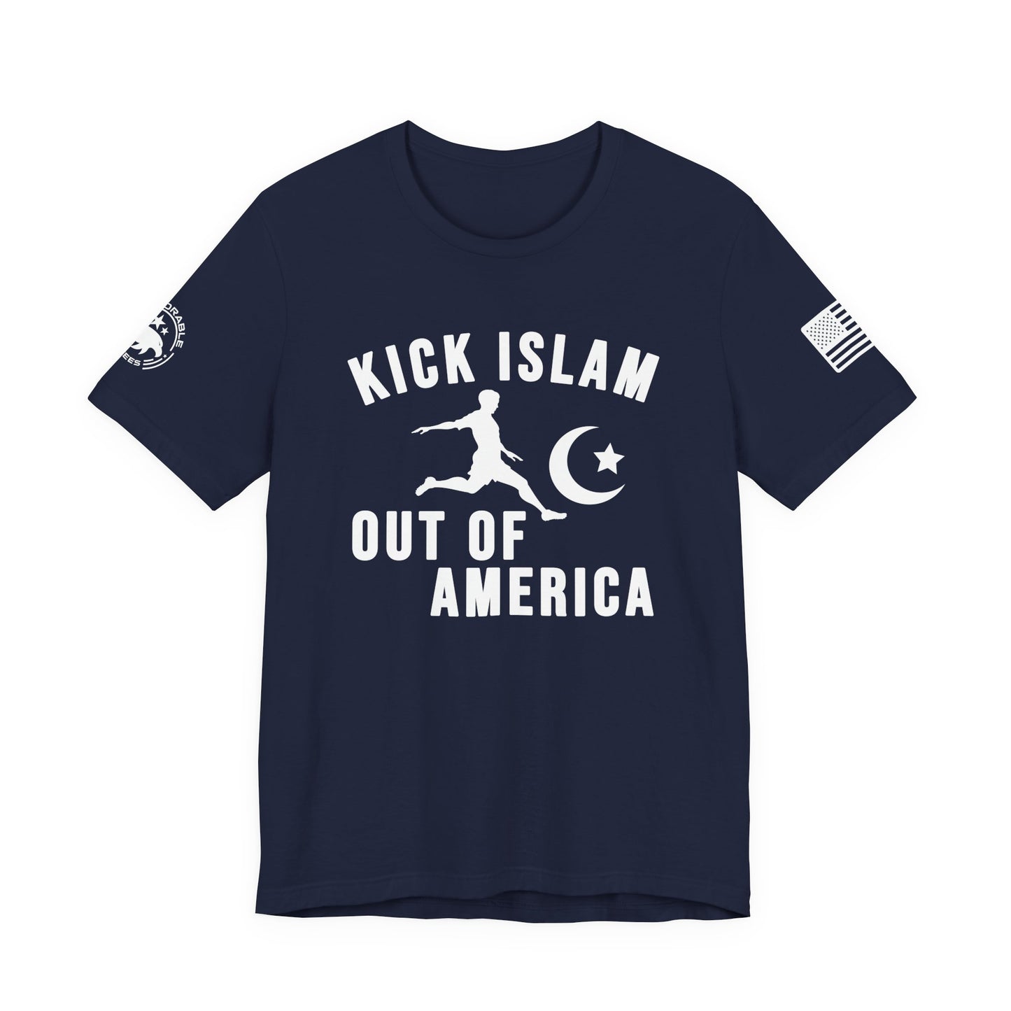 Kick Islam Out Of America Men's Tee