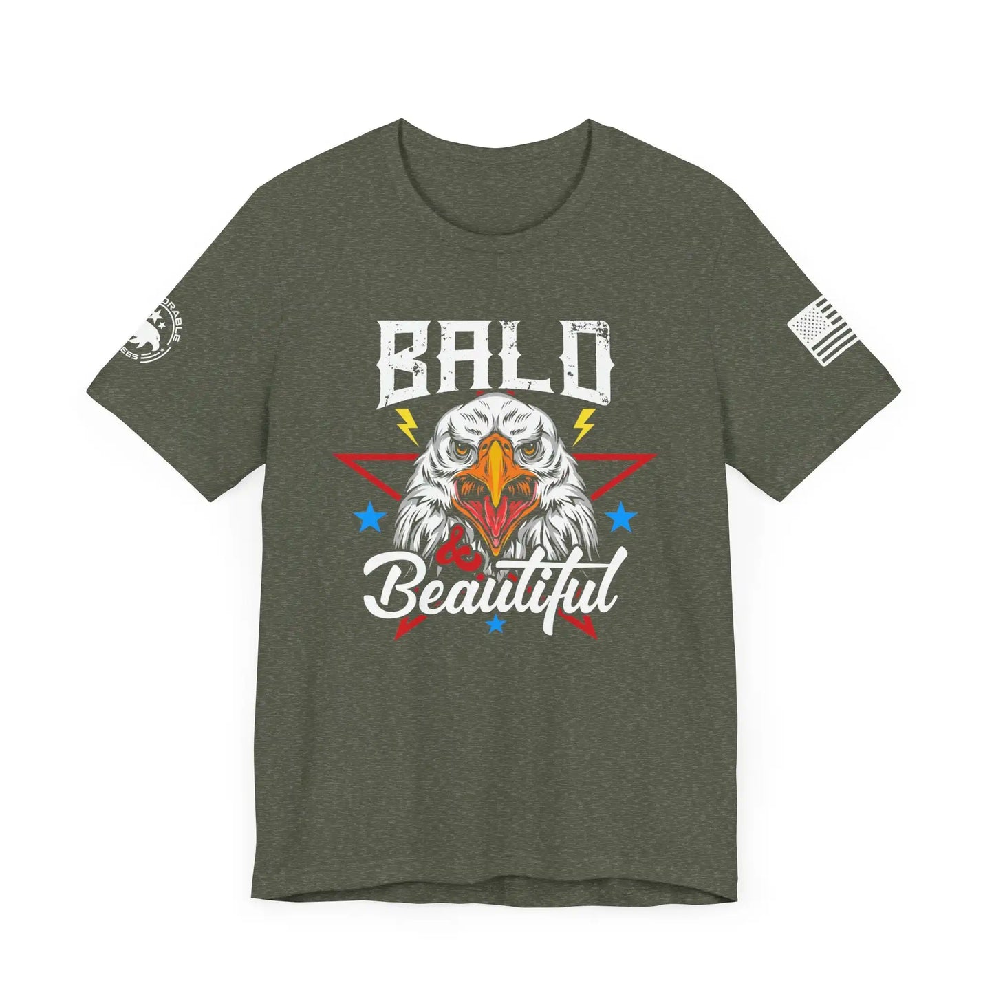 Bald & Beautiful Men's Short Sleeve Tee - Deplorable Tees