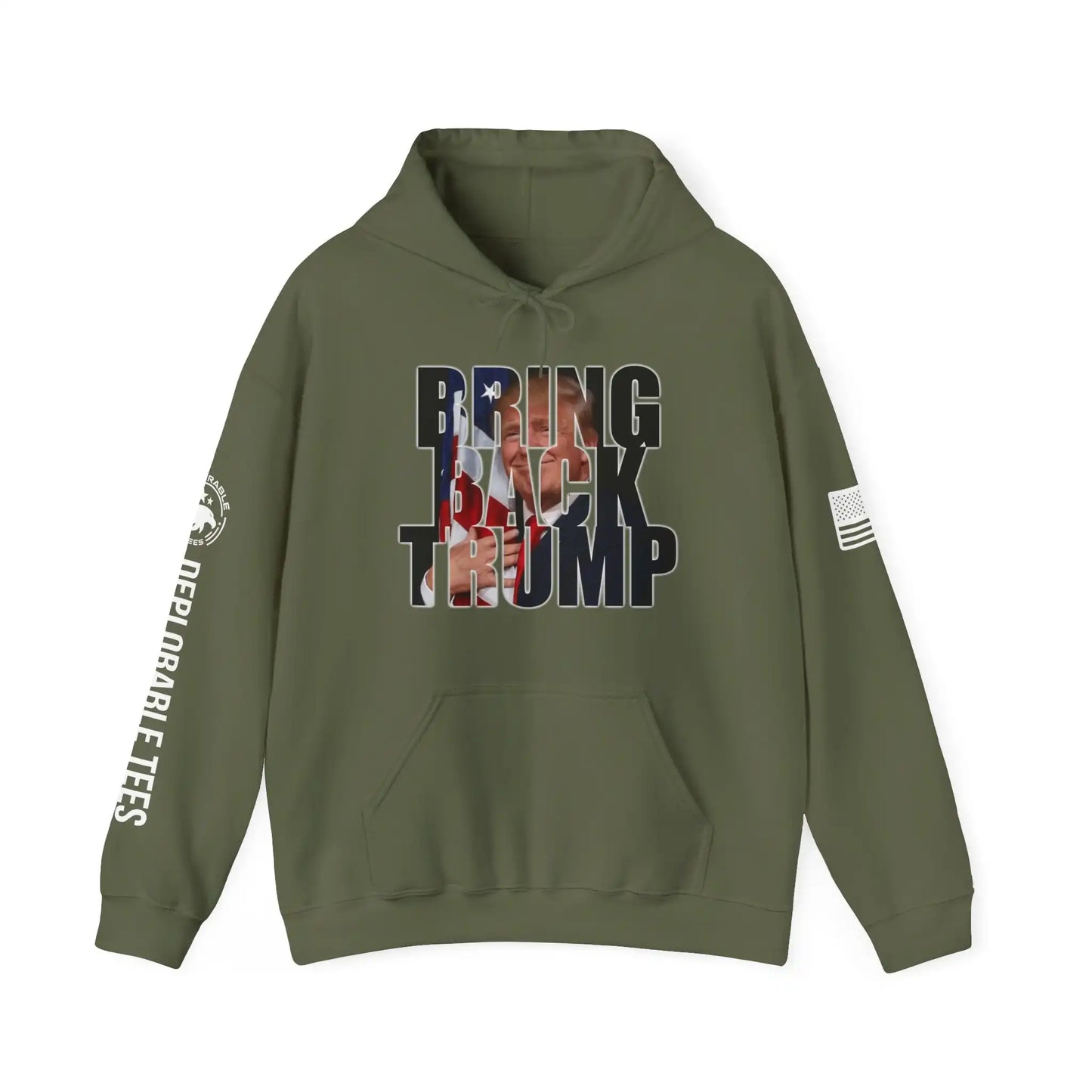 Bring Back Trump Men's Hooded Sweatshirt - Deplorable Tees