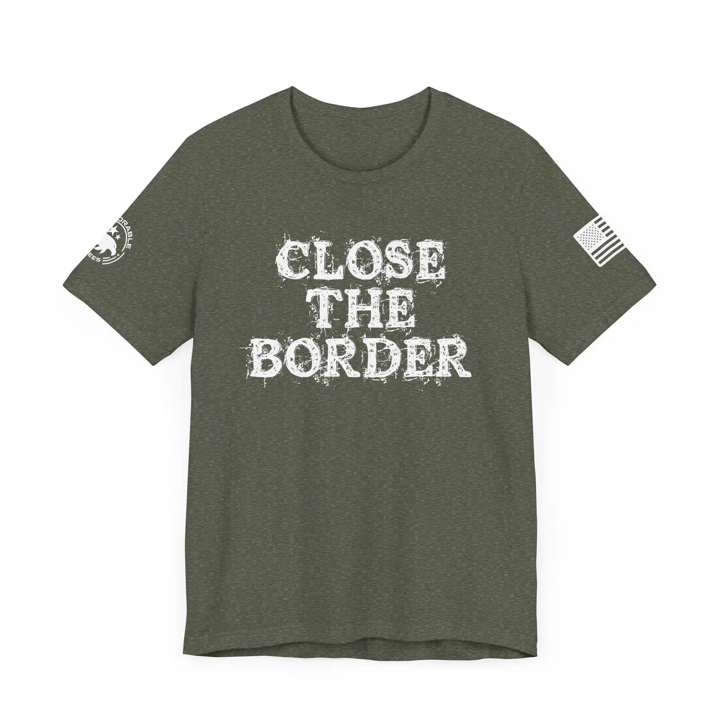Close The Border Men's Short Sleeve Tee - Deplorable Tees