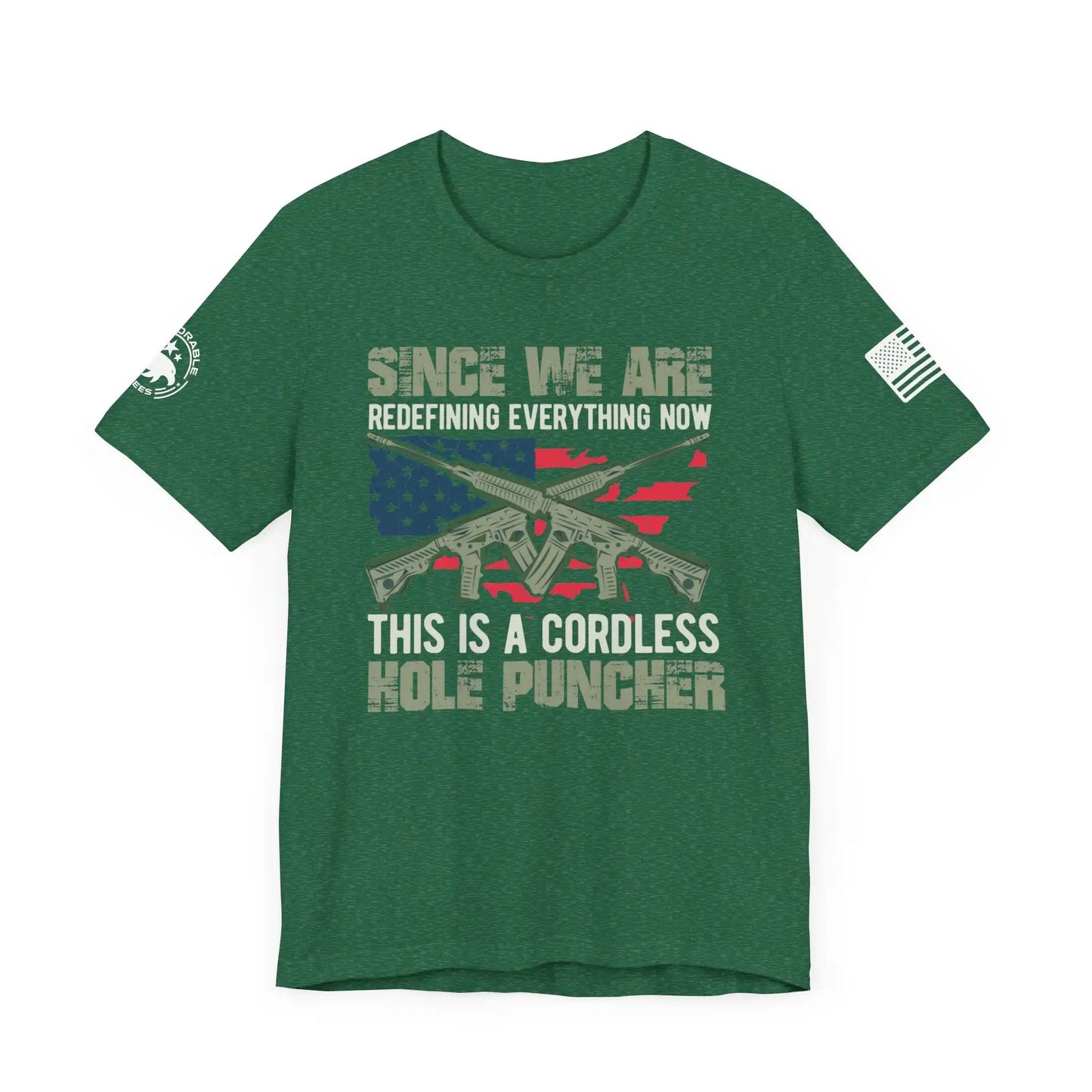 Cordless Hole Puncher Men's Tee - Deplorable Tees