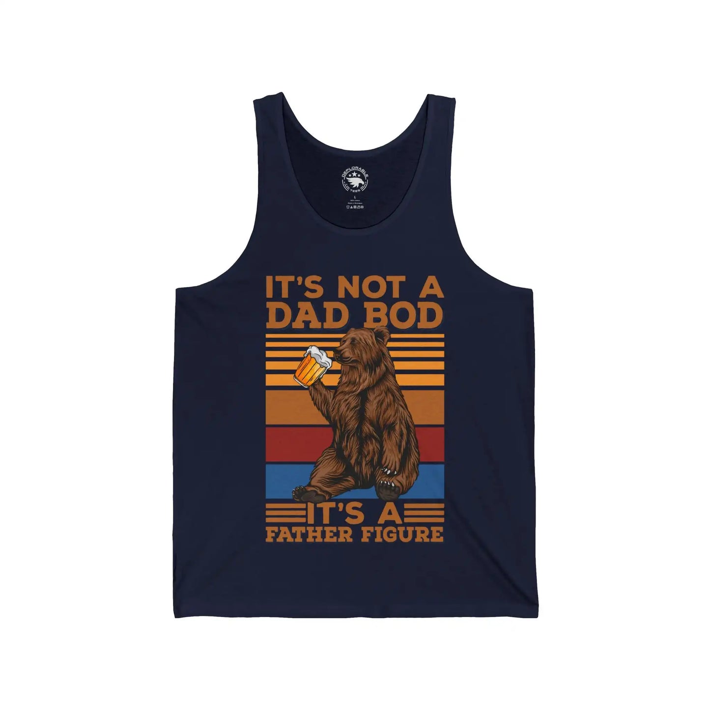 Dad Bod vs Father Figure Men's Tank - Deplorable Tees
