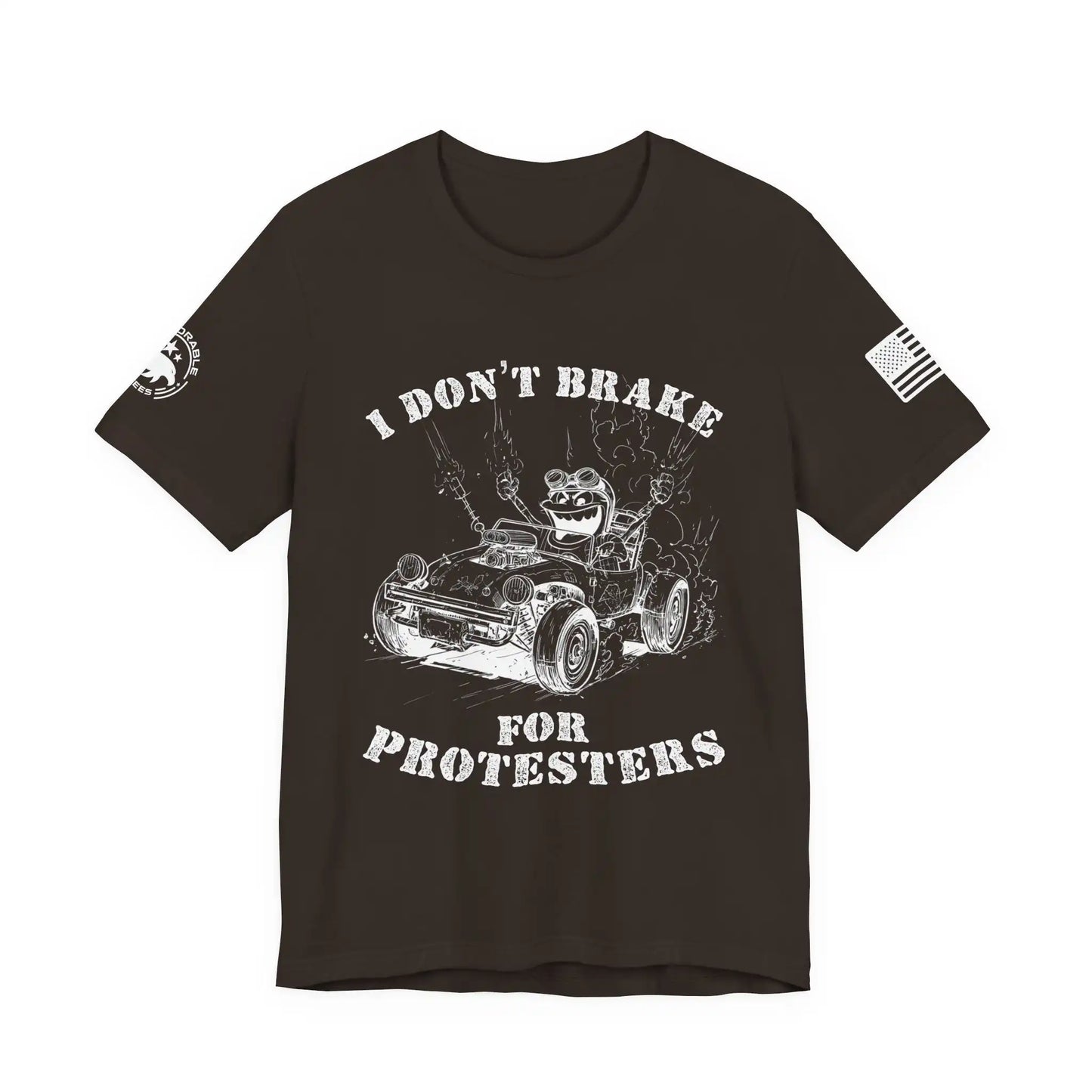 Don't Brake For Protesters Men's Tee - Deplorable Tees