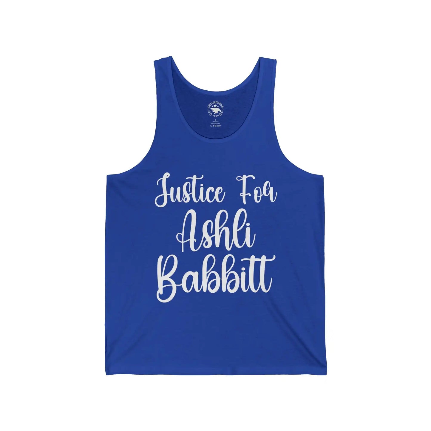 Justice For Ashli Babbitt Men's Tank - Deplorable Tees