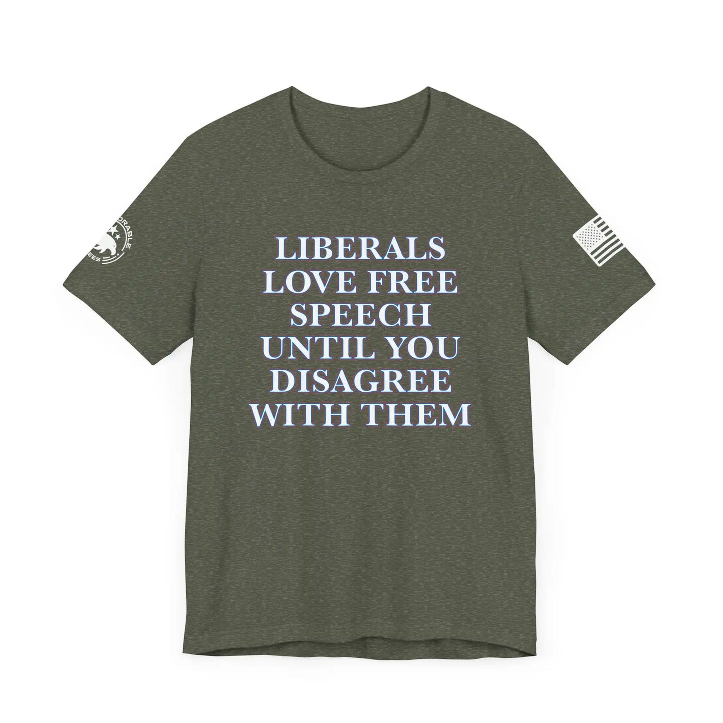 Liberals Love Free Speech Men's Tee - Deplorable Tees