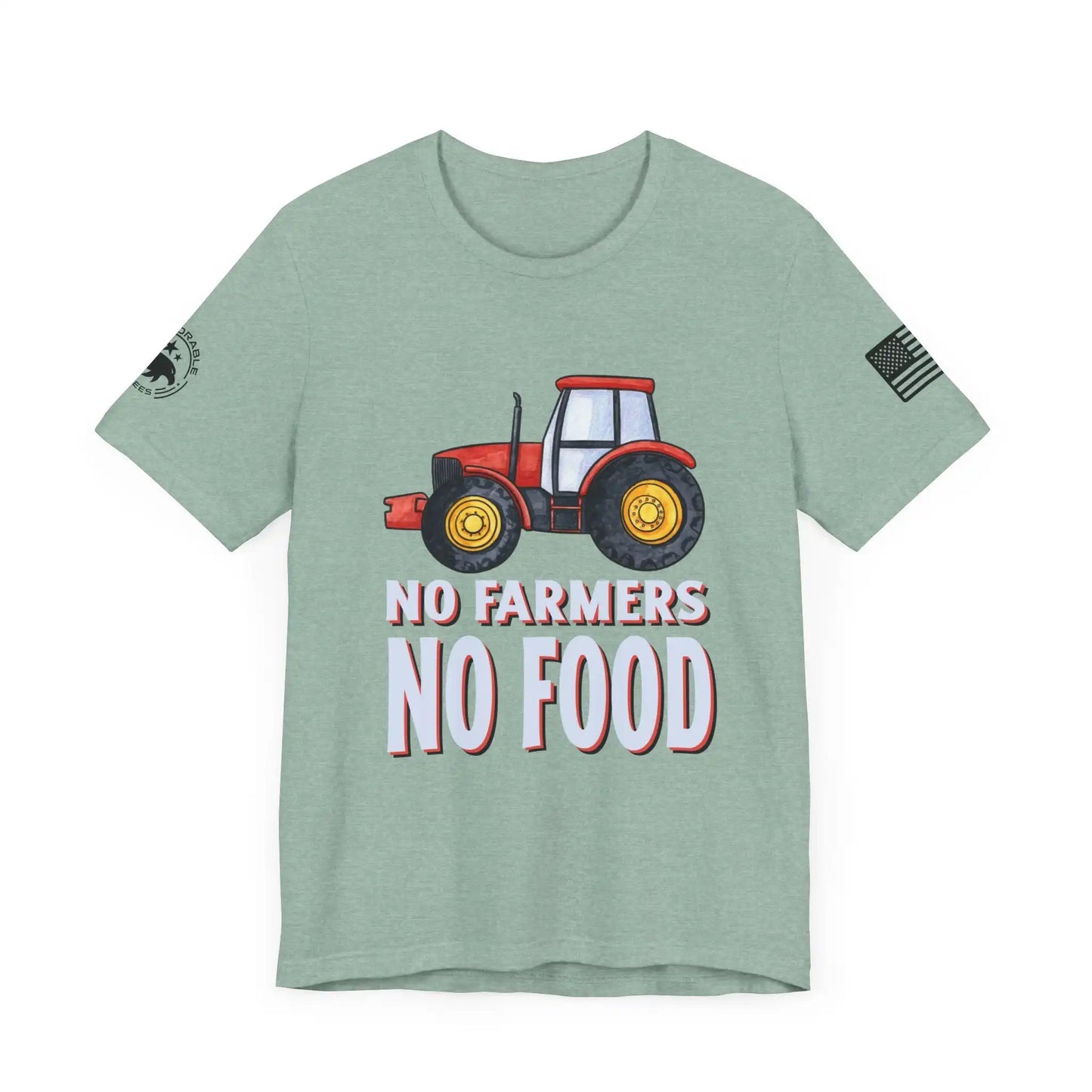 No Farmers No Food Women's Short Sleeve Tee - Deplorable Tees