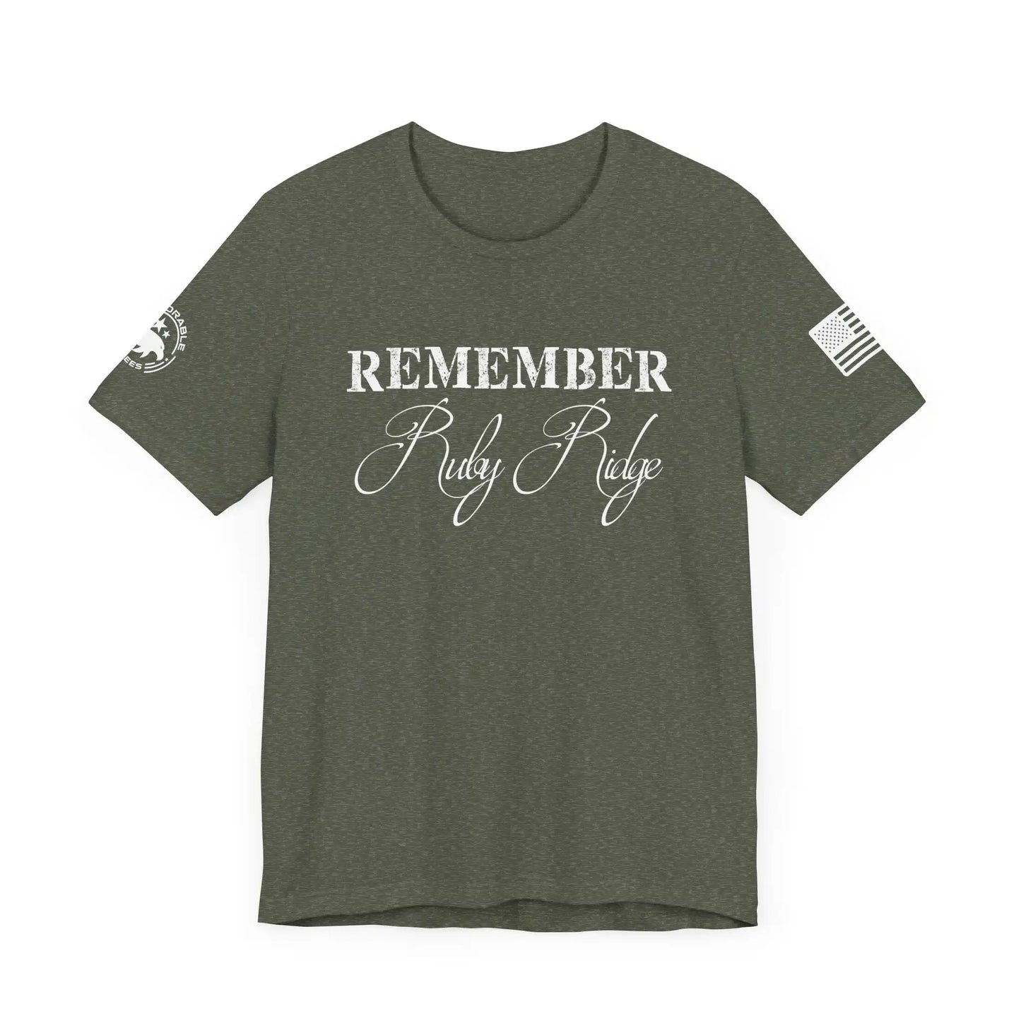 Remember Ruby Ridge Men's Short Sleeve Tee - Deplorable Tees