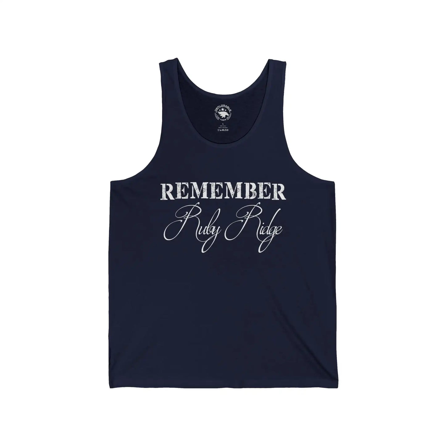 Remember Ruby Ridge Men's Tank - Deplorable Tees