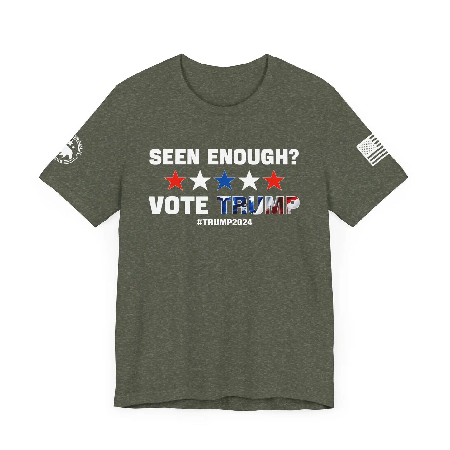 Seen Enough Vote Trump Men's Tee - Deplorable Tees