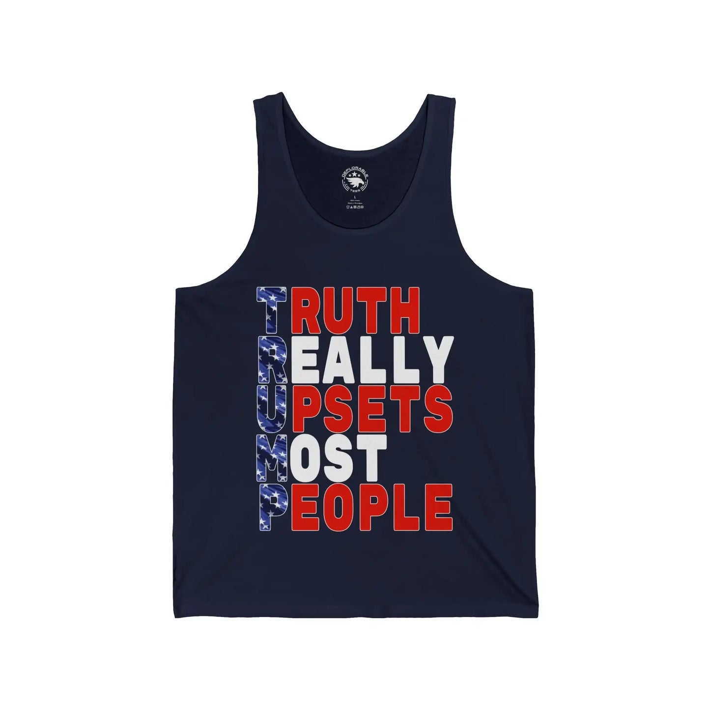 Truth Really Upsets Most People Men's Tank - Deplorable Tees