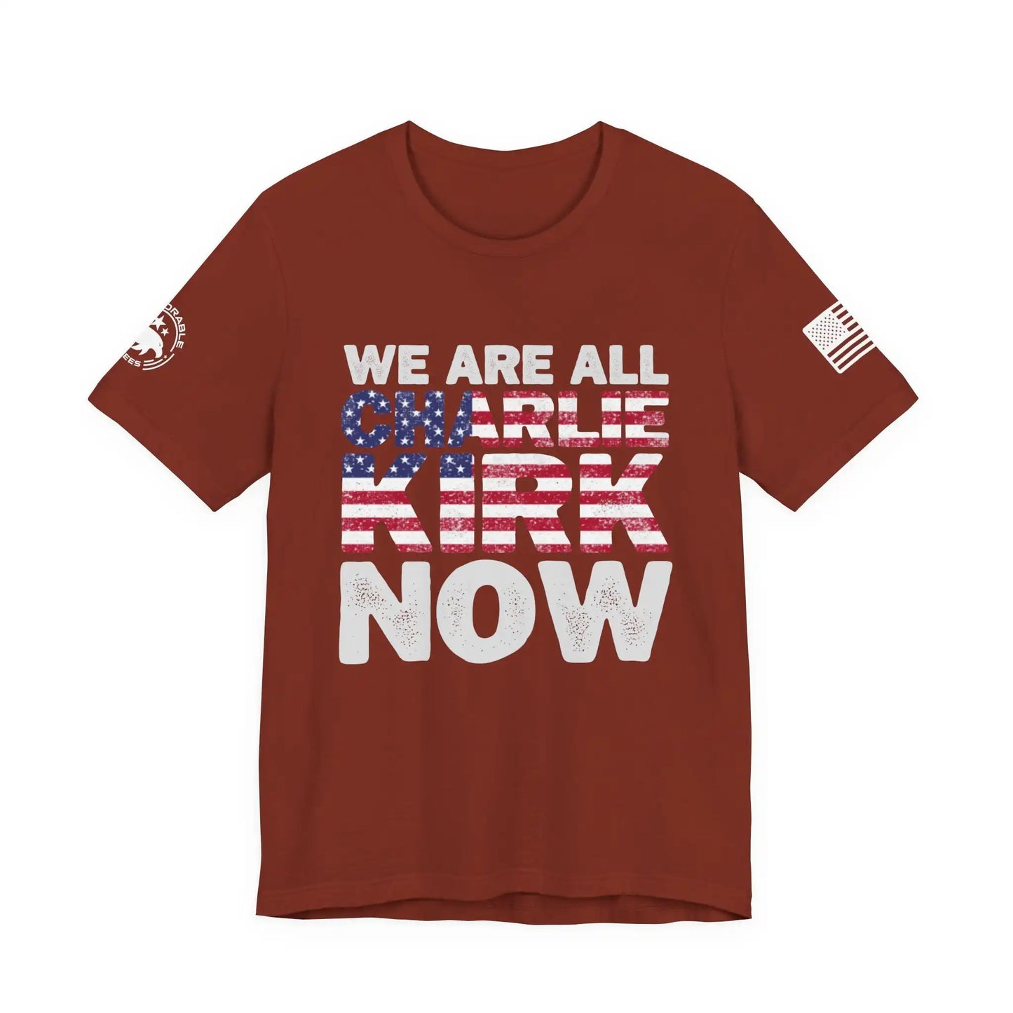 We Are All Charlie Kirk Now Men's Tee - Deplorable Tees