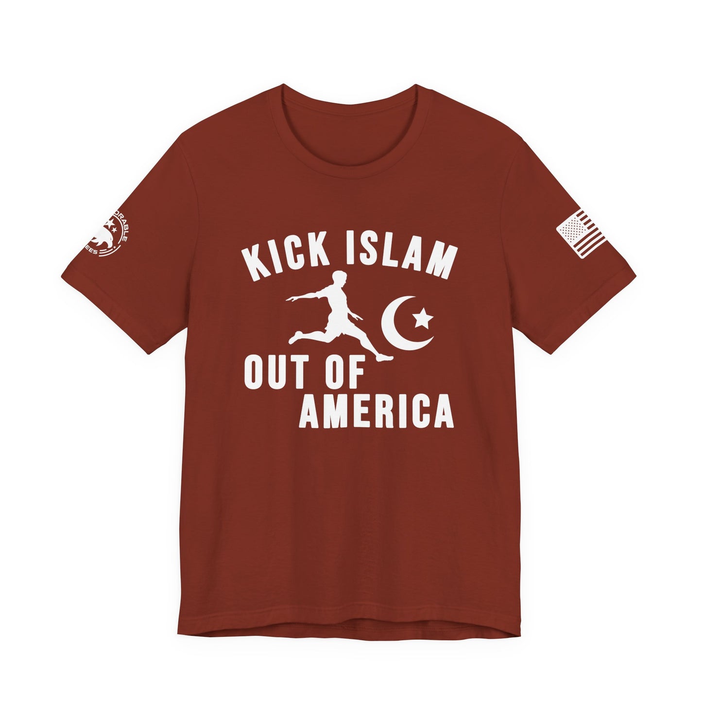 Kick Islam Out Of America Men's Tee