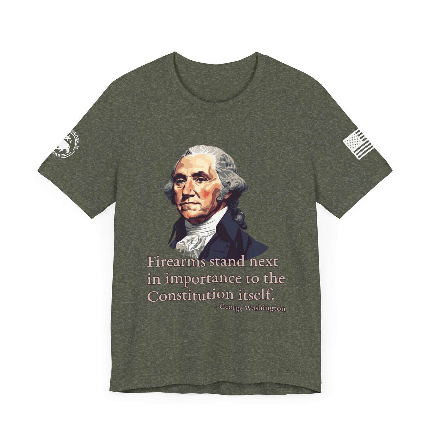 Washington and Firearms Men's Tee - Deplorable Tees