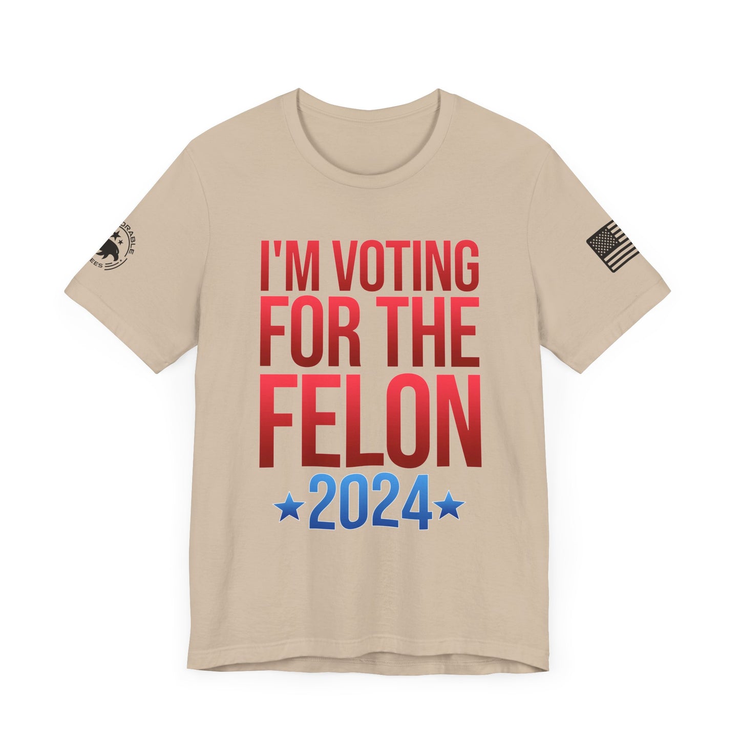 Voting For The Felon Men's Tee - Deplorable Tees