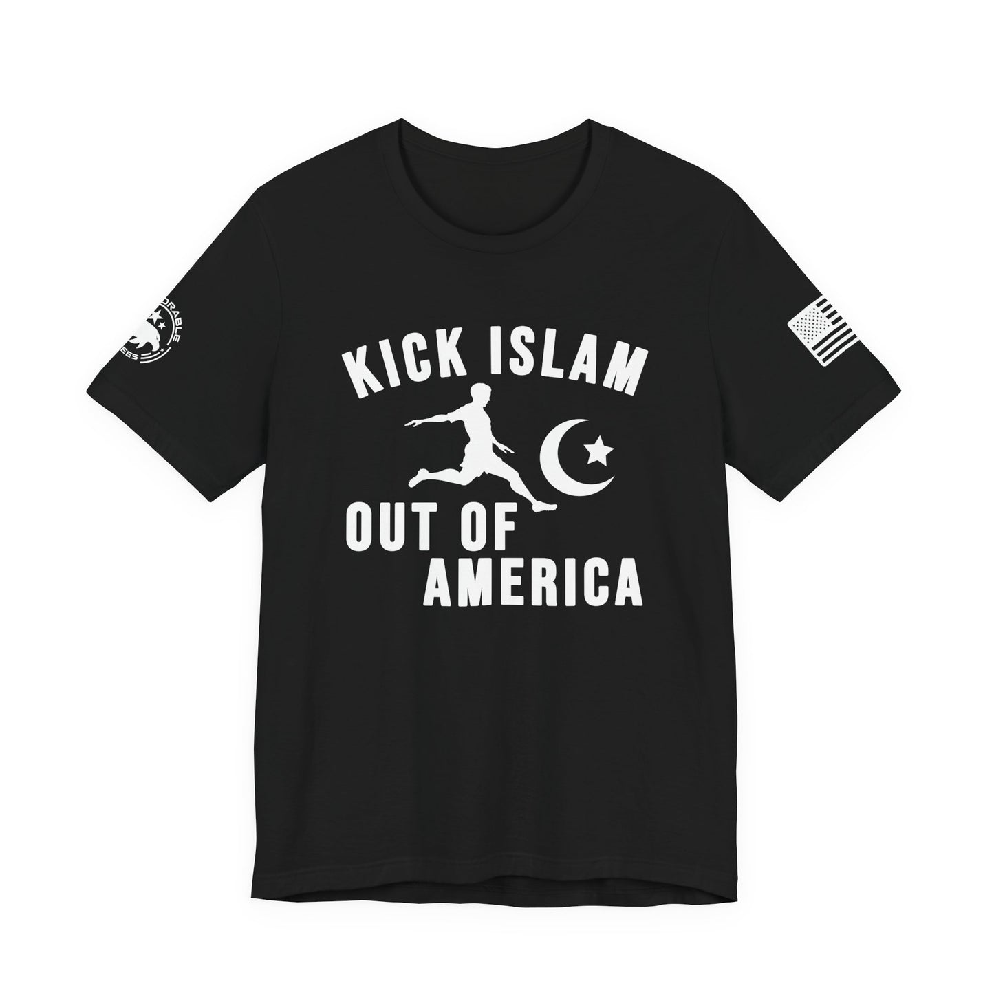 Kick Islam Out Of America Men's Tee