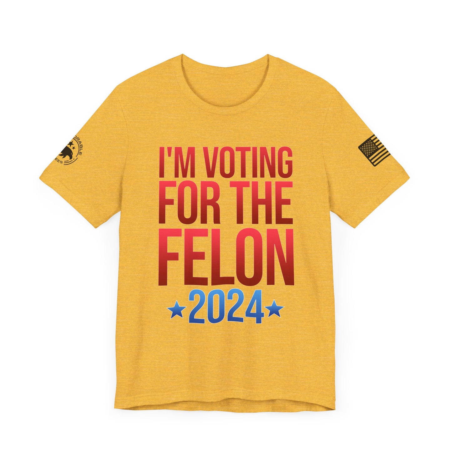 Voting For The Felon Men's Tee - Deplorable Tees