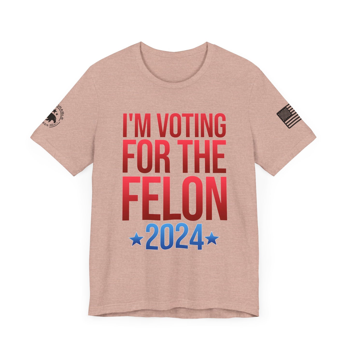 Voting For The Felon Men's Tee - Deplorable Tees