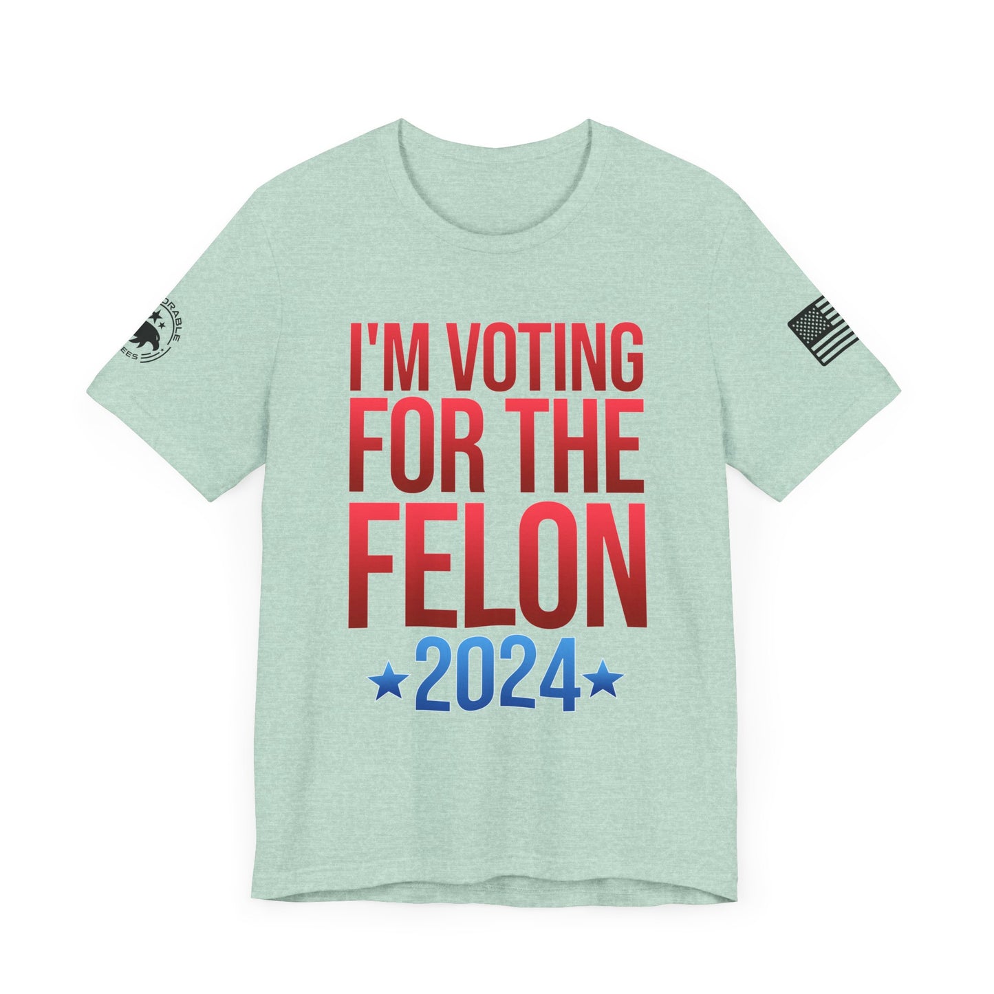 Voting For The Felon Men's Tee - Deplorable Tees