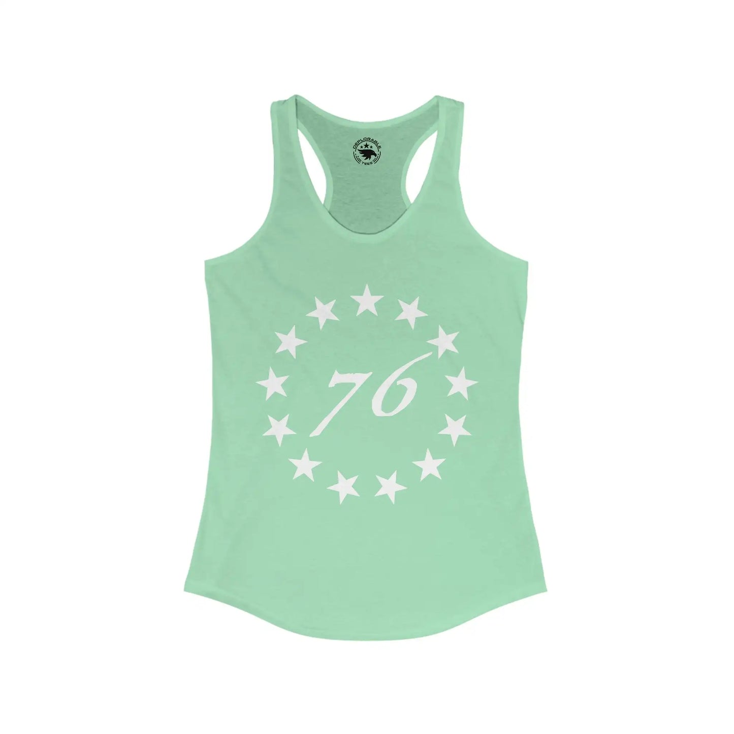 1776 Women's Racerback Tank - Deplorable Tees