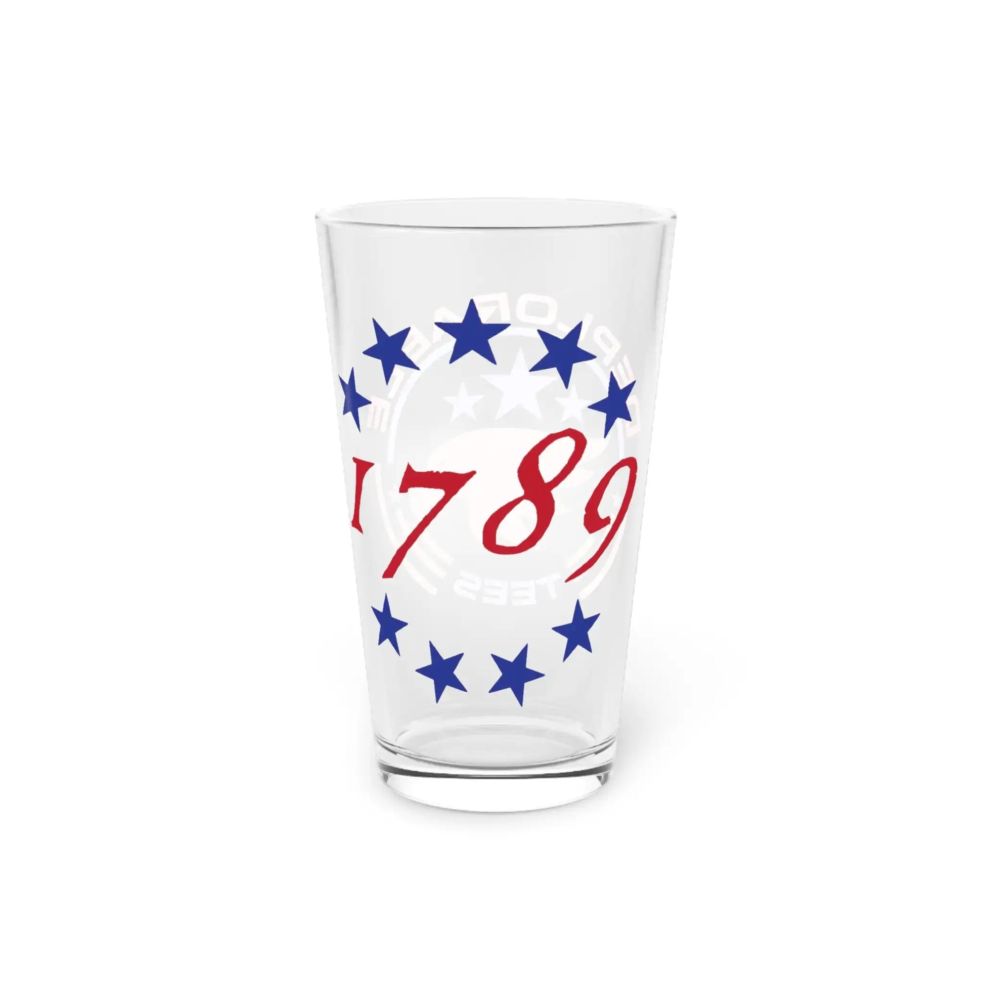 1789 Pint Glass, 16oz - Deplorable Tees