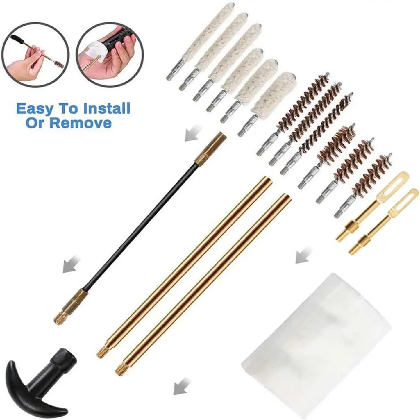 19pc Tactical Gun Cleaning Kit - Deplorable Tees