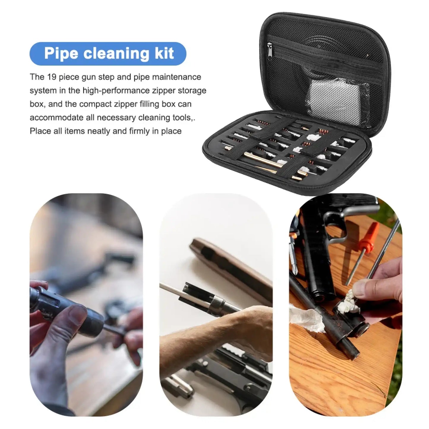 19pc Tactical Gun Cleaning Kit - Deplorable Tees