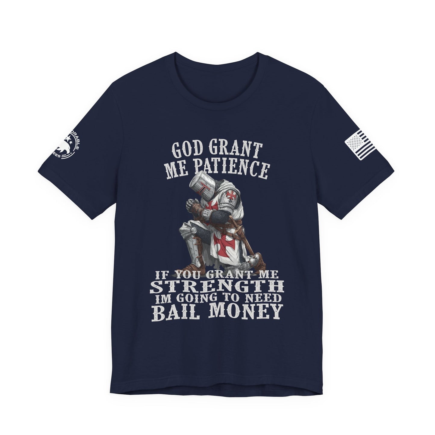 God Grant Me Patience Men's Tee