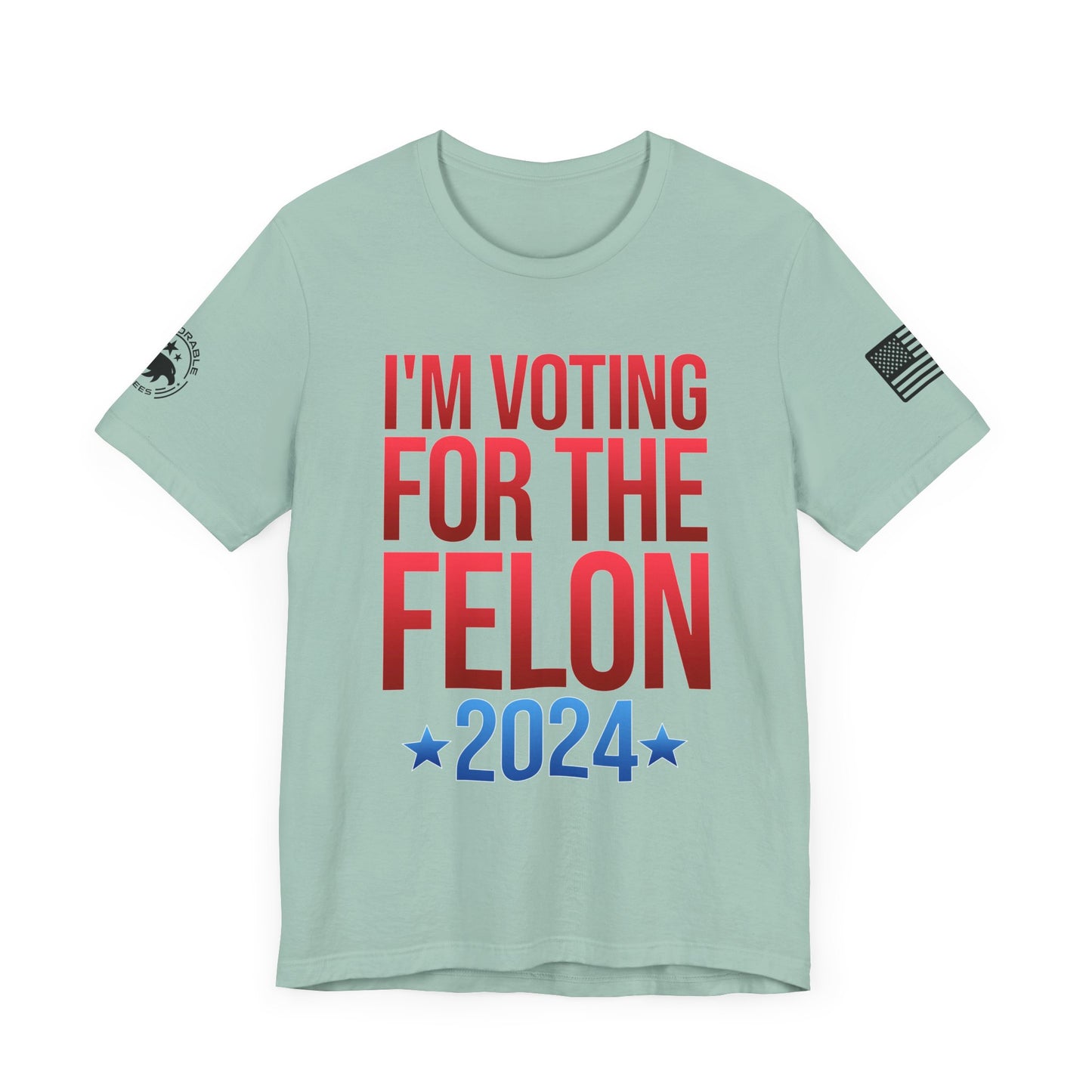 Voting For The Felon Men's Tee - Deplorable Tees