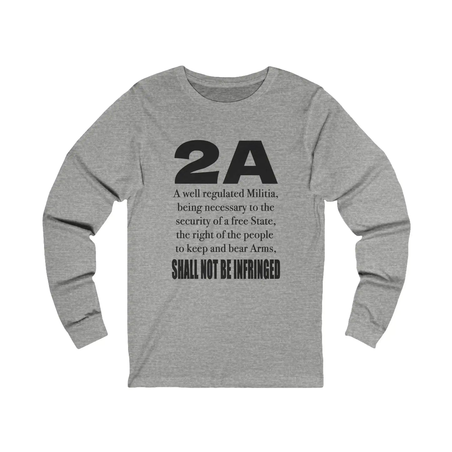 2A Men's Long Sleeve Tee - Deplorable Tees