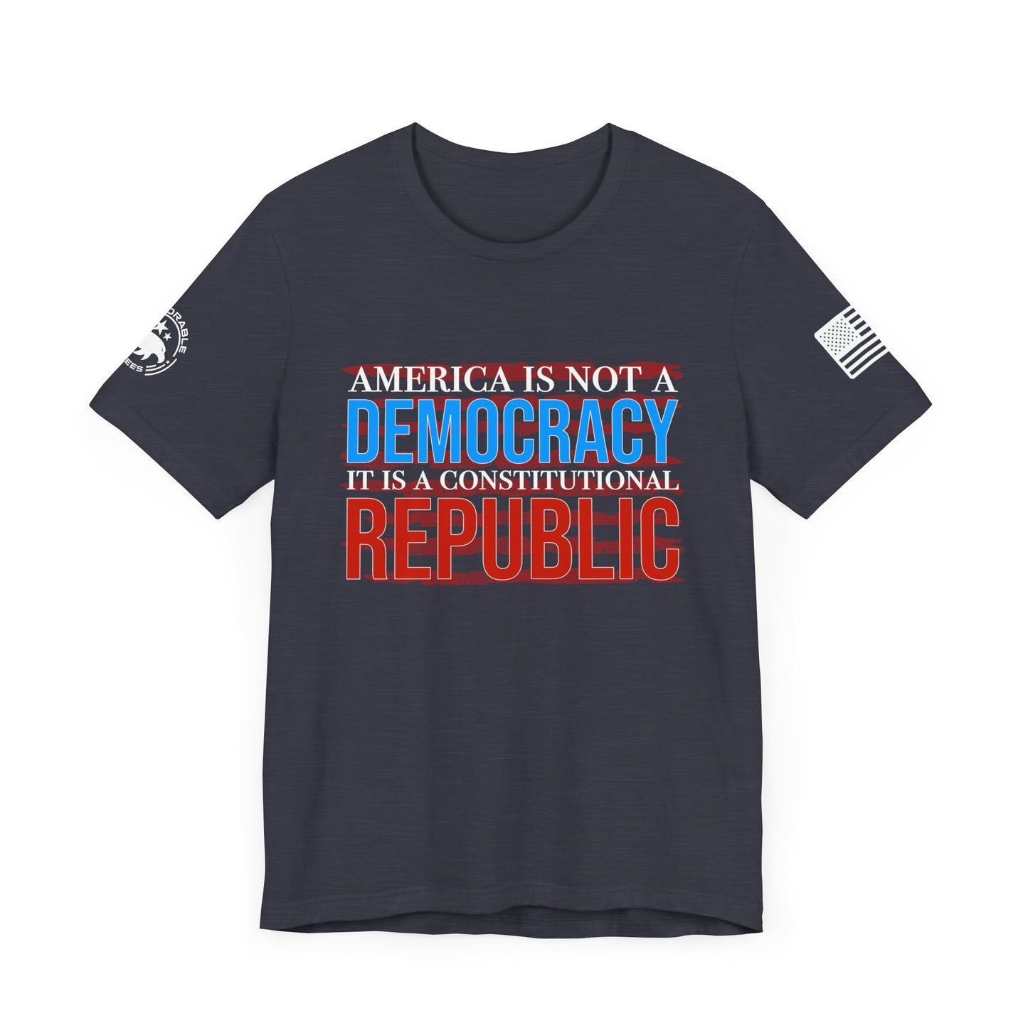 Democracy Vs Republic Men's Tee - Deplorable Tees