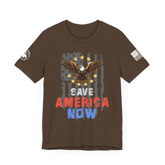 Save America Now Men's Short Sleeve Tee - Deplorable Tees