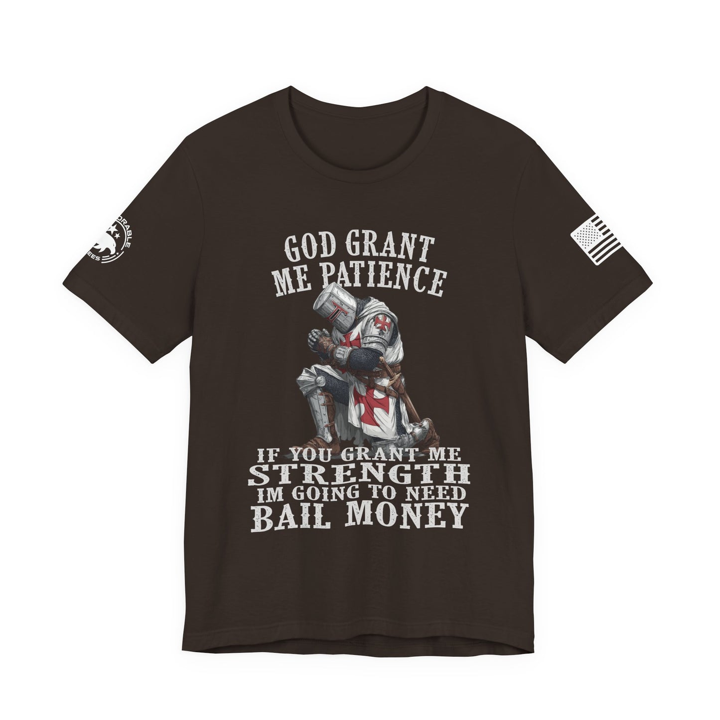 God Grant Me Patience Men's Tee
