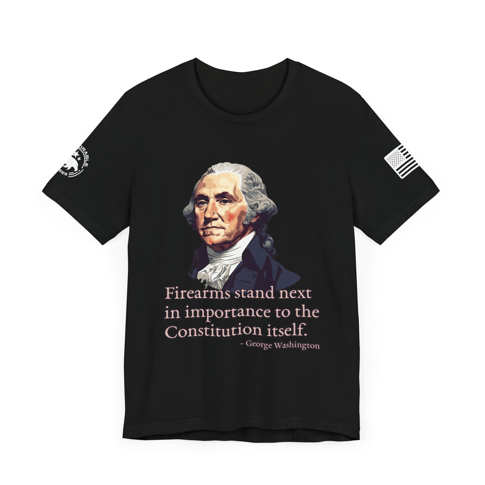 Washington and Firearms Men's Tee - Deplorable Tees