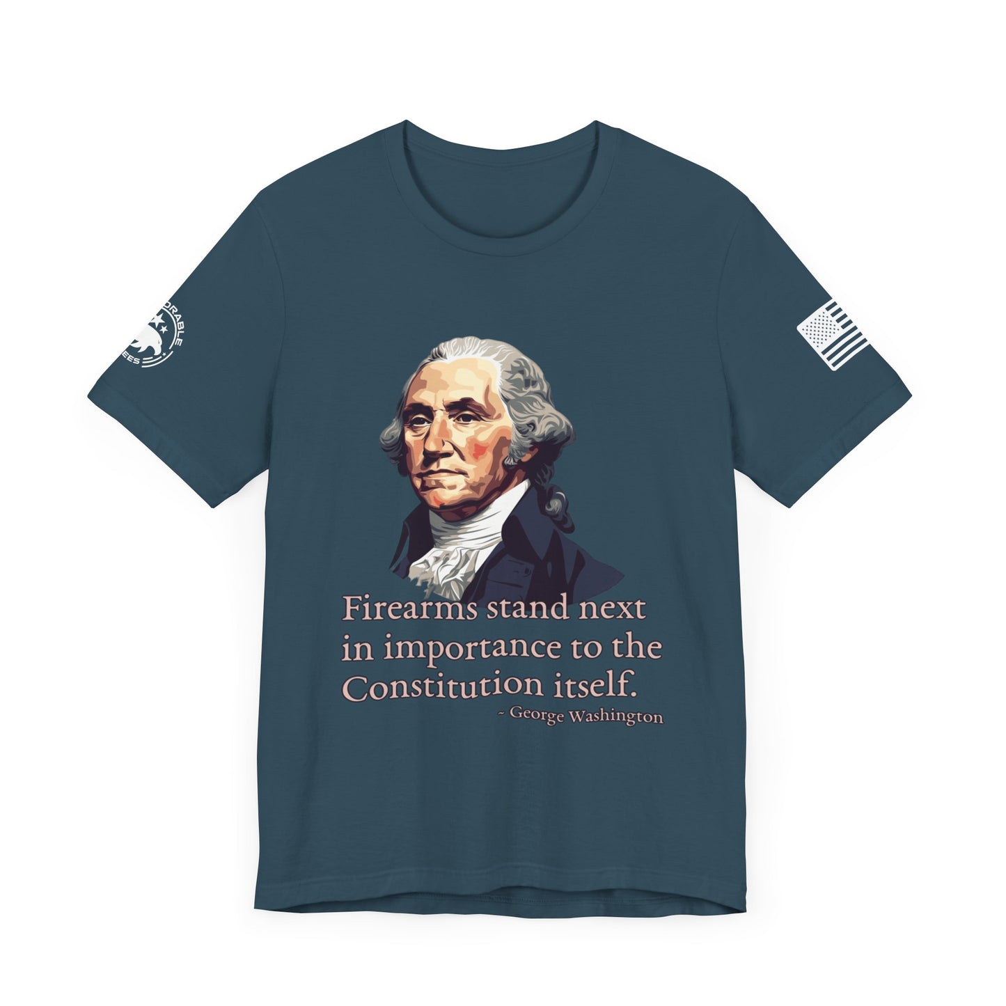 Washington and Firearms Men's Tee - Deplorable Tees