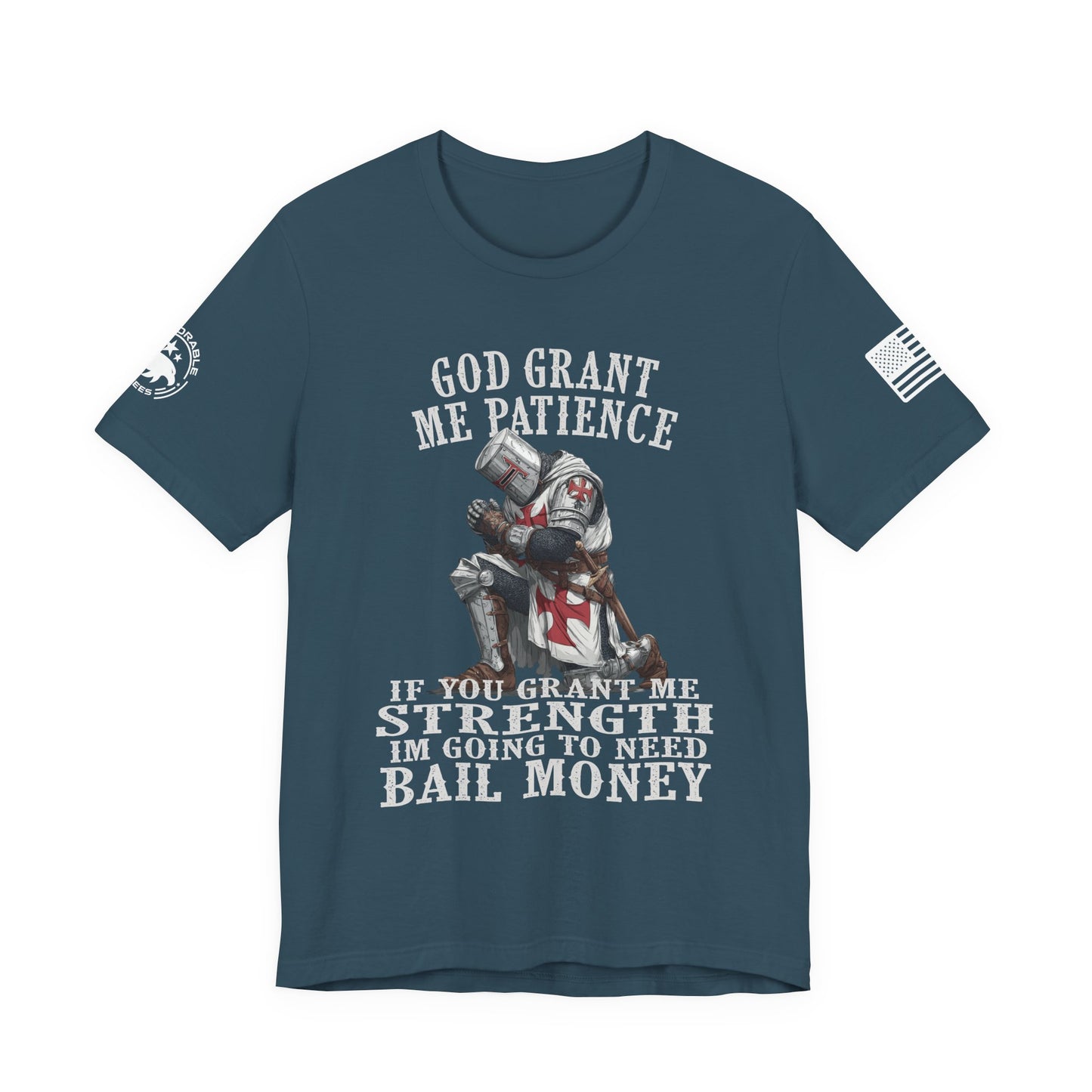 God Grant Me Patience Men's Tee