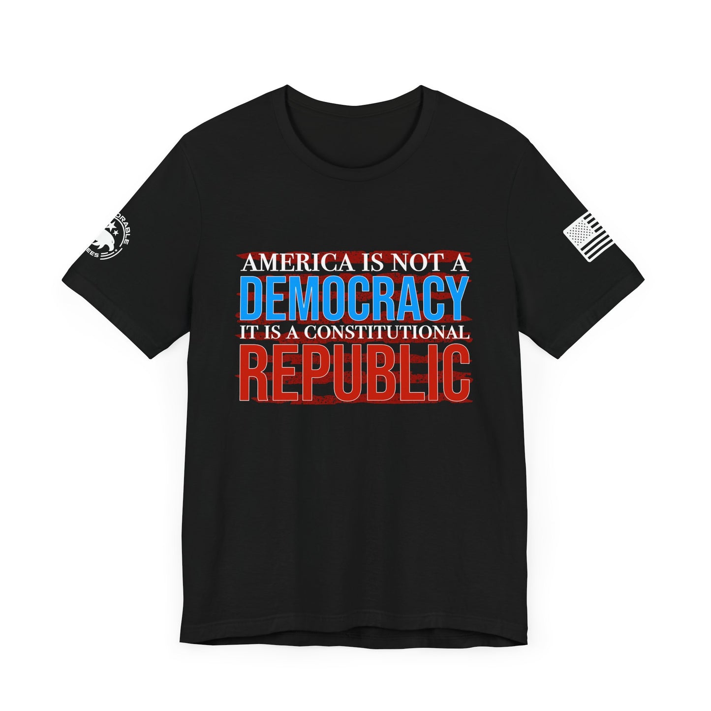 Democracy Vs Republic Men's Tee - Deplorable Tees