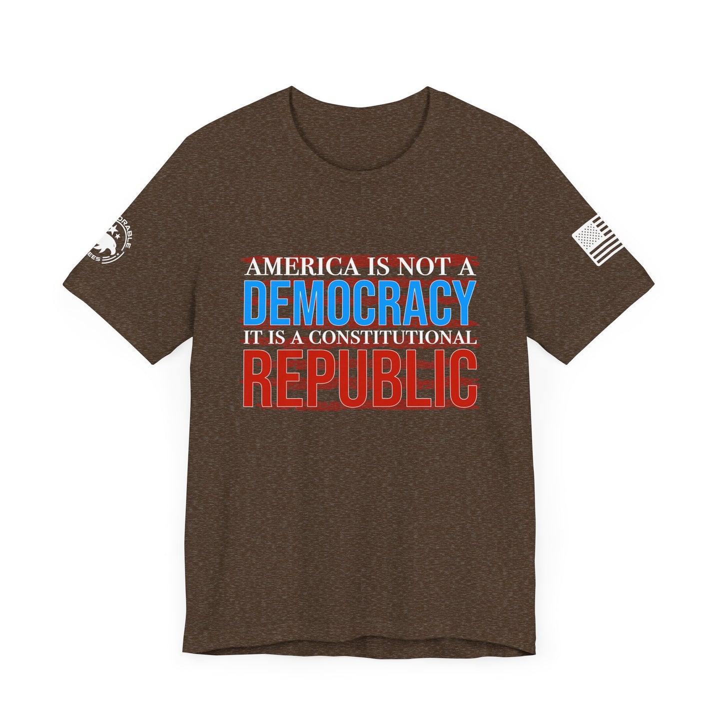 Democracy Vs Republic Men's Tee - Deplorable Tees