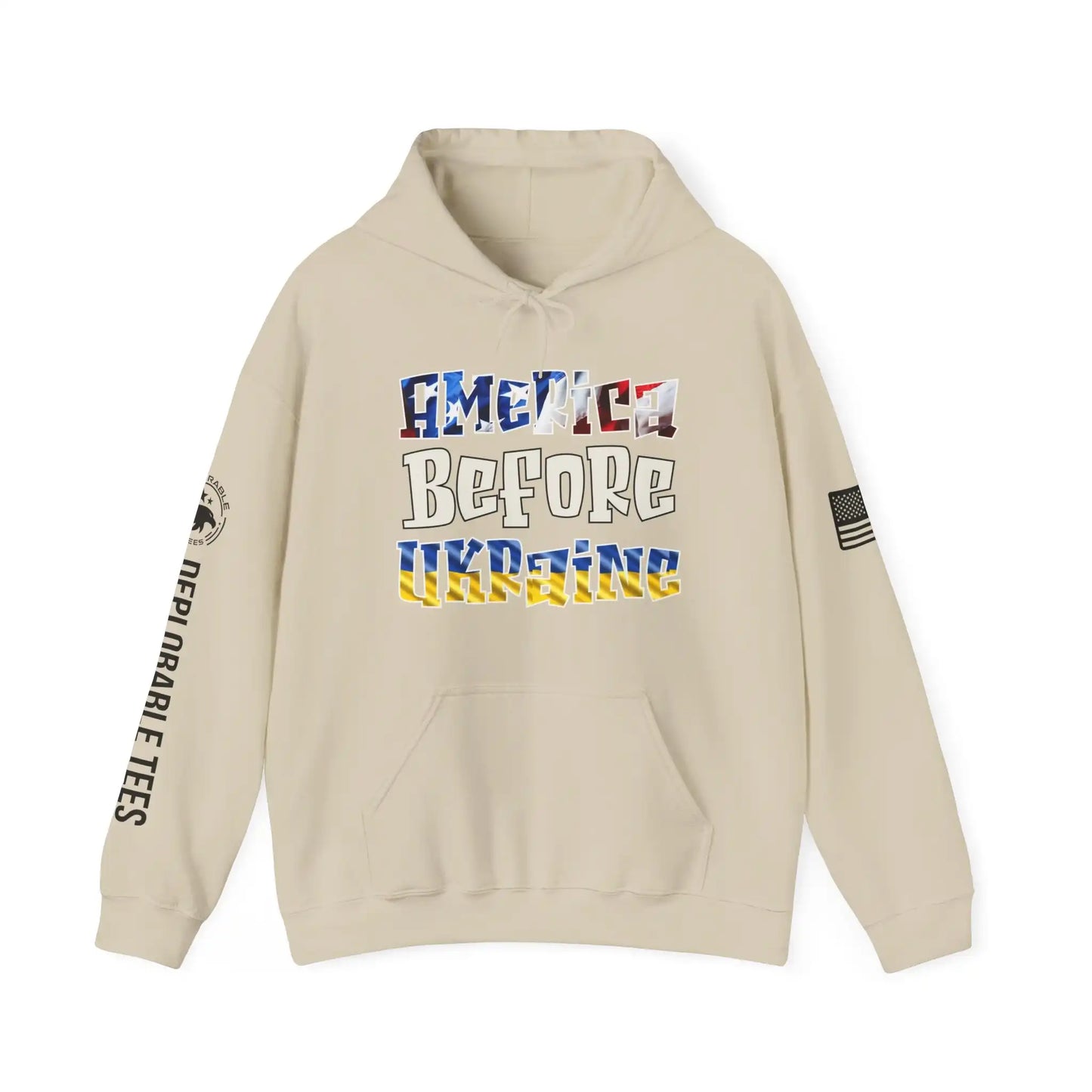 America Before Ukraine Women's Hoodie - Deplorable Tees