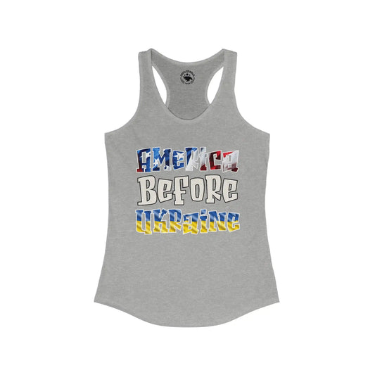 America Before Ukraine Women's Tank - Deplorable Tees