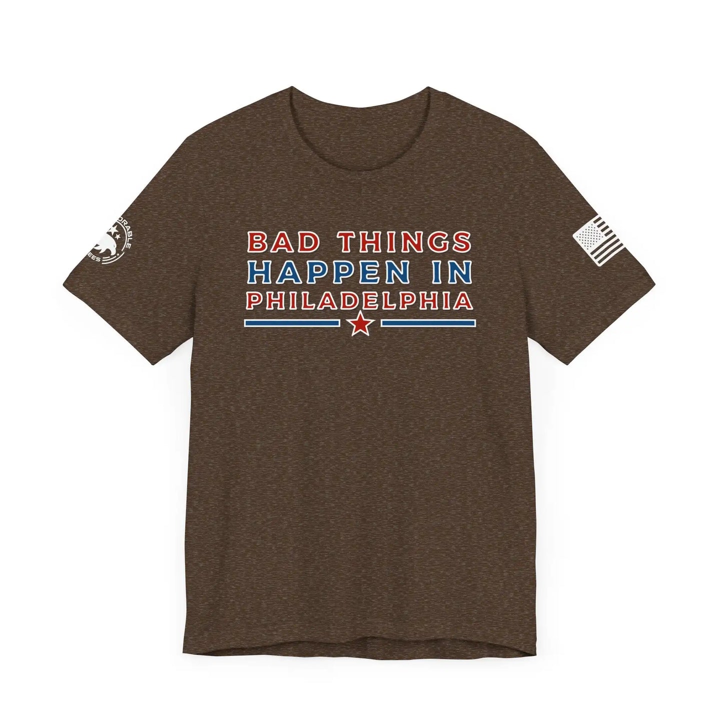 Bad Things in Philadelphia Men's Tee - Deplorable Tees