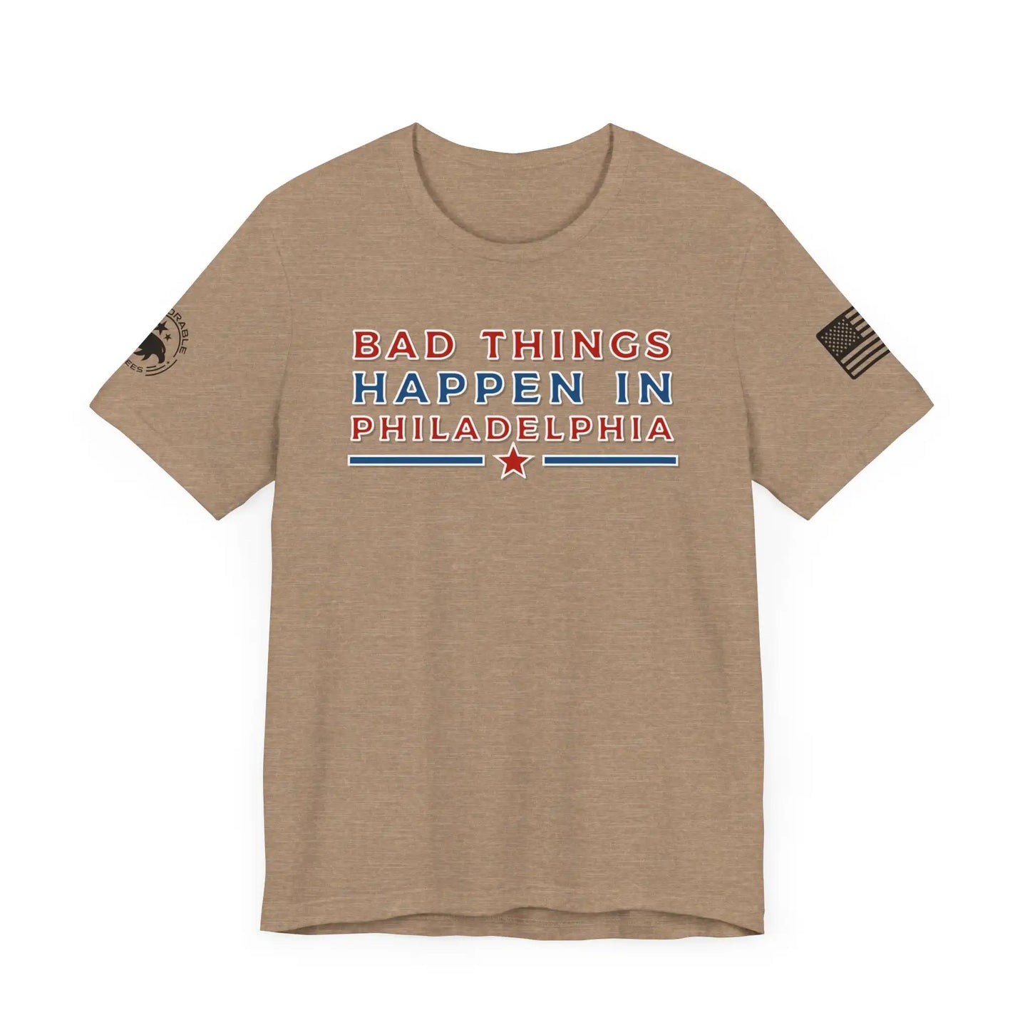 Bad Things in Philadelphia Men's Tee - Deplorable Tees