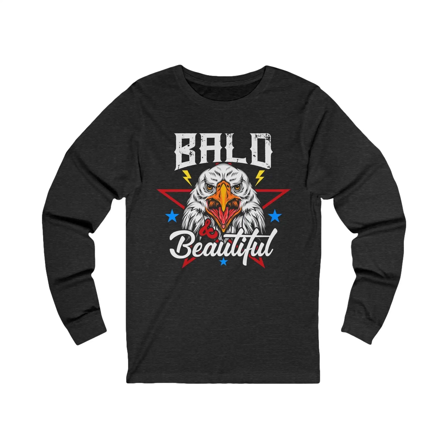 Bald And Beautiful Men's Long Sleeve Tee - Deplorable Tees