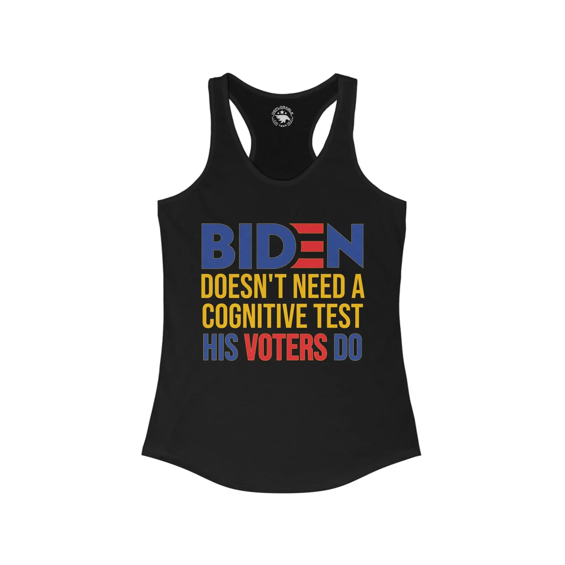 Biden Cognitive Test Women's Tank - Deplorable Tees