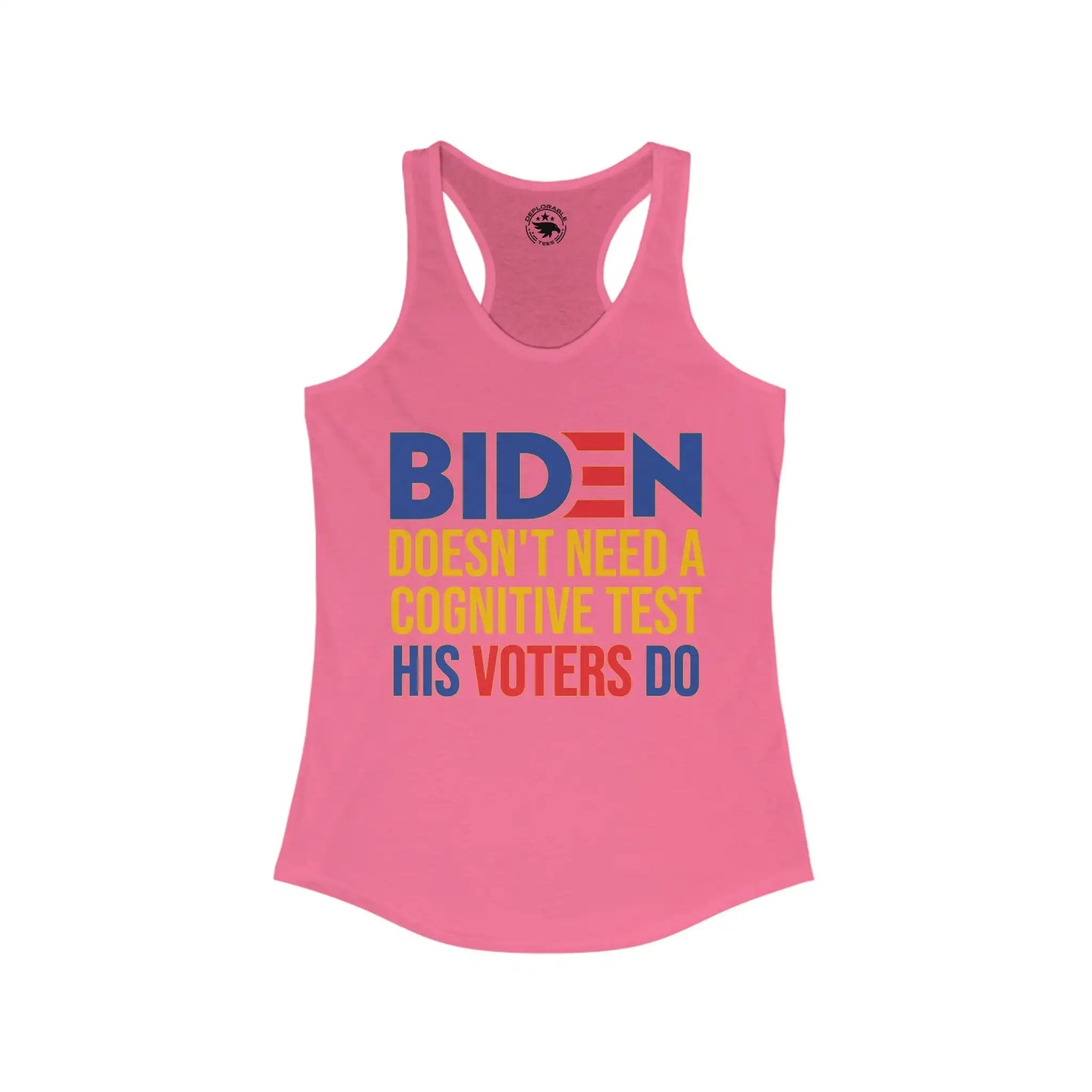 Biden Cognitive Test Women's Tank - Deplorable Tees