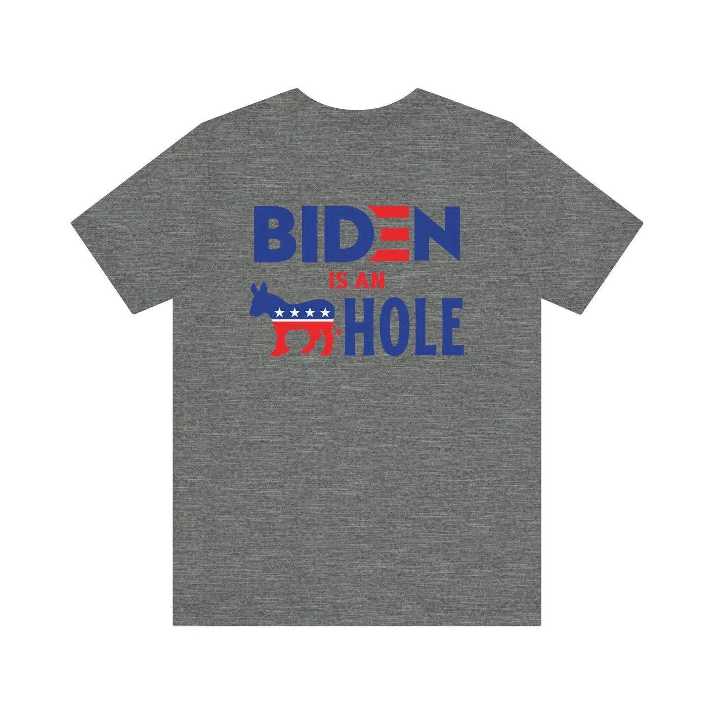 Biden Is An --- Hole Men's Jersey Short Sleeve Tee - Deplorable Tees