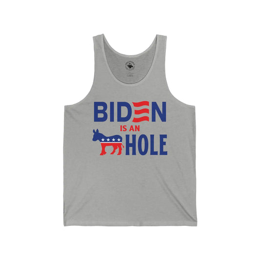 Biden Is An --- Hole Men's Tank - Deplorable Tees