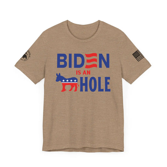 Biden Is An --- Hole Men's Tee - Deplorable Tees