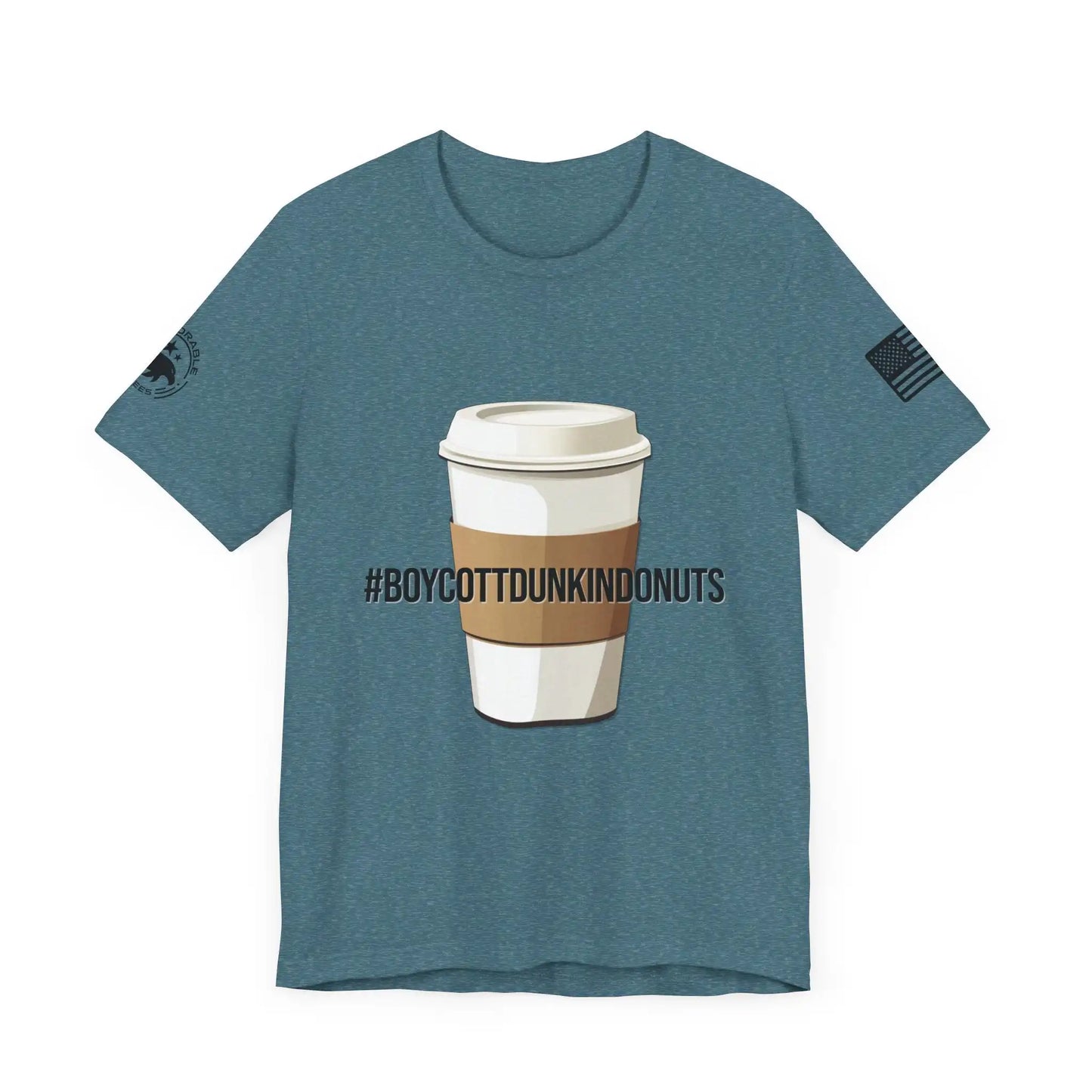 Boycott Dunkin Donuts Men's Short Sleeve Tee - Deplorable Tees