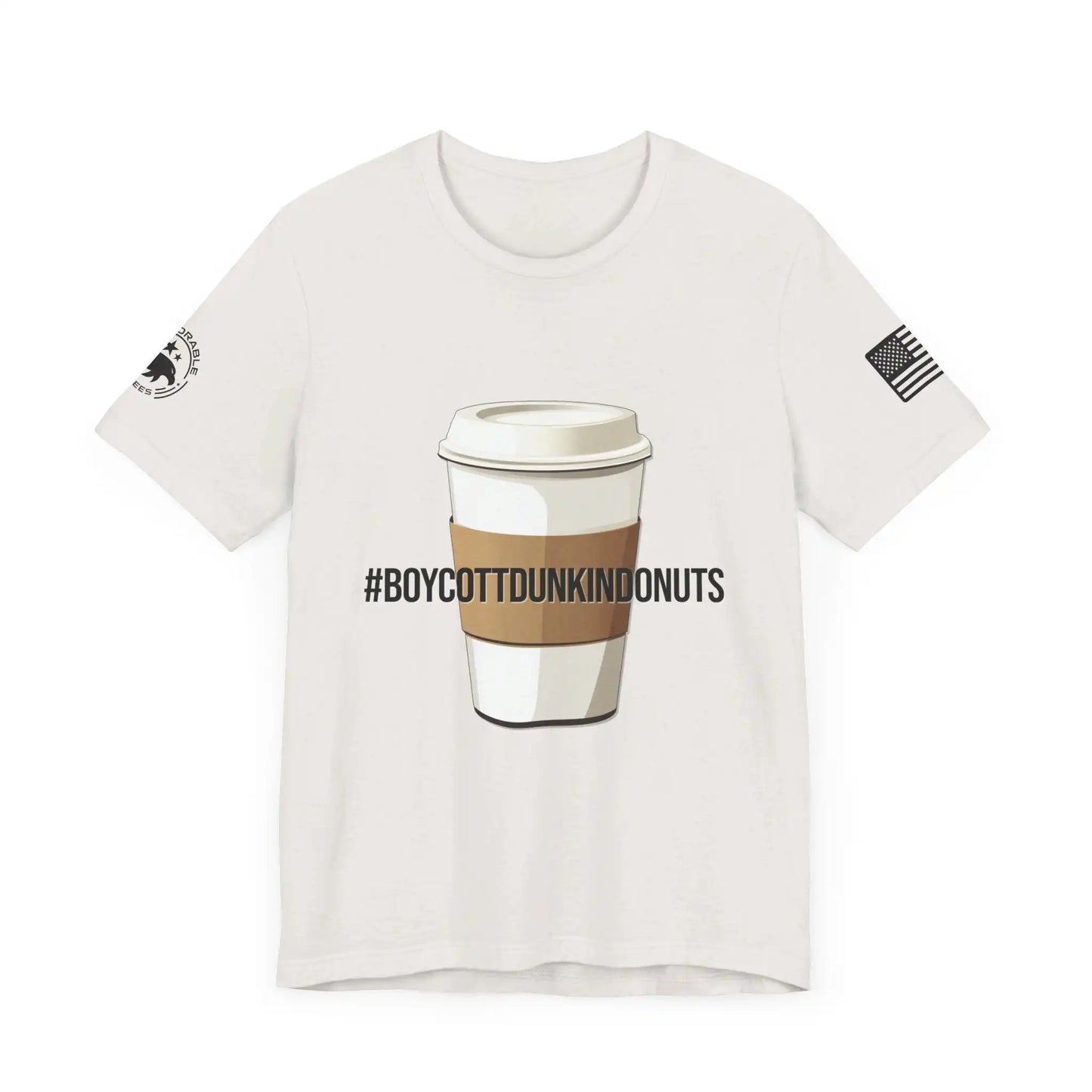 Boycott Dunkin Donuts Men's Short Sleeve Tee - Deplorable Tees